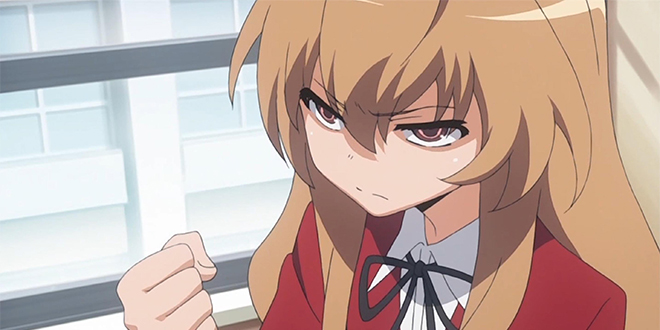 Die Top 10 beliebtesten Tsundere-Charaktere toradora_tsundere