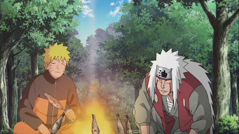 naruto-and-jiraiya-train