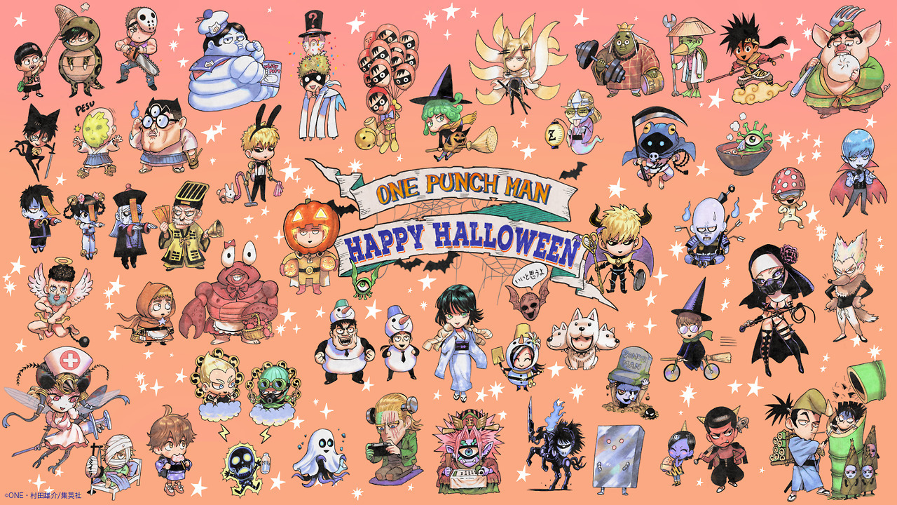 One Punch Man Illustrator Veroffentlicht Halloween Artwork Anime2you