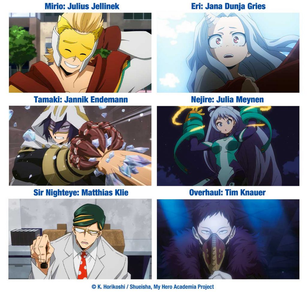 My Hero Academia Deutsche Synchro »My Hero Academia«: Deutsche Sprecher der neuen Charaktere in Staffel 4